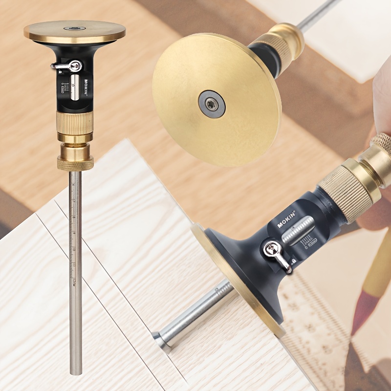Woodworking Marking Gauge - Righello per Marcatura in Alluminio per