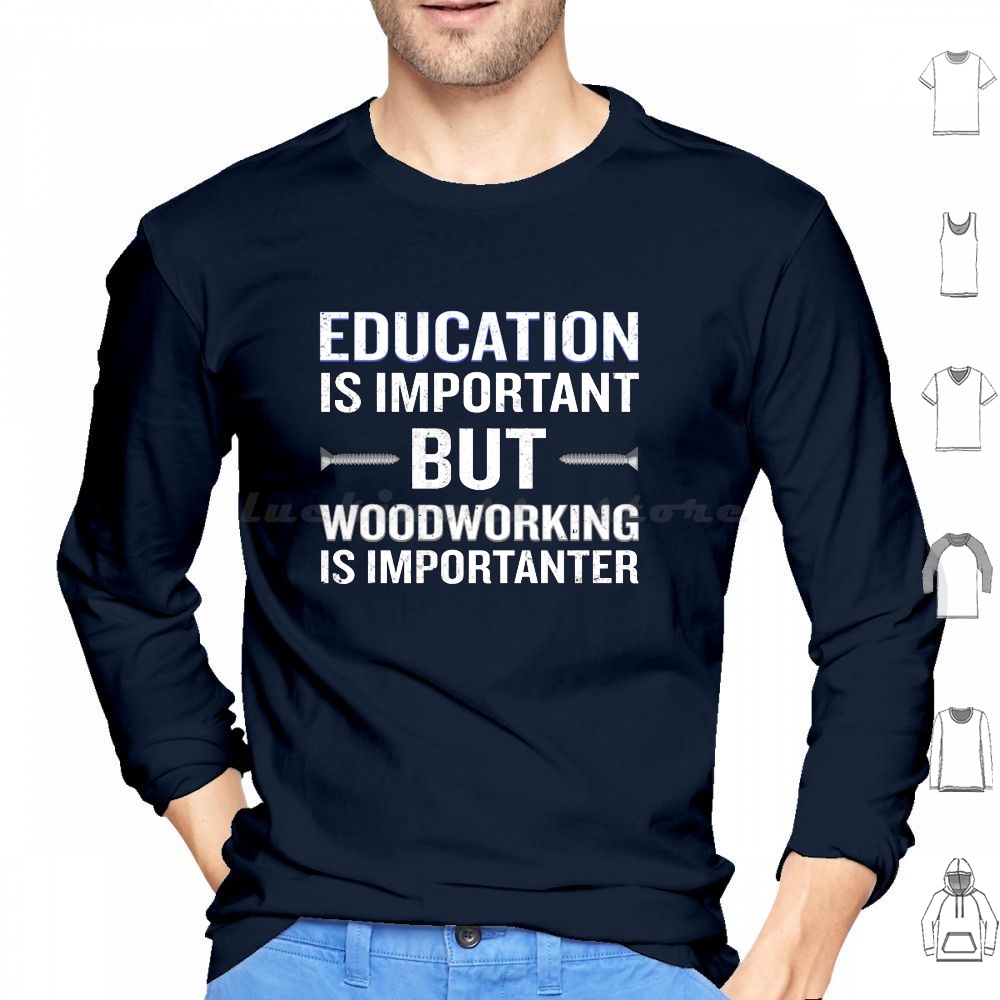 Woodworking Quote - Felpe con Cappuccio da Falegname con