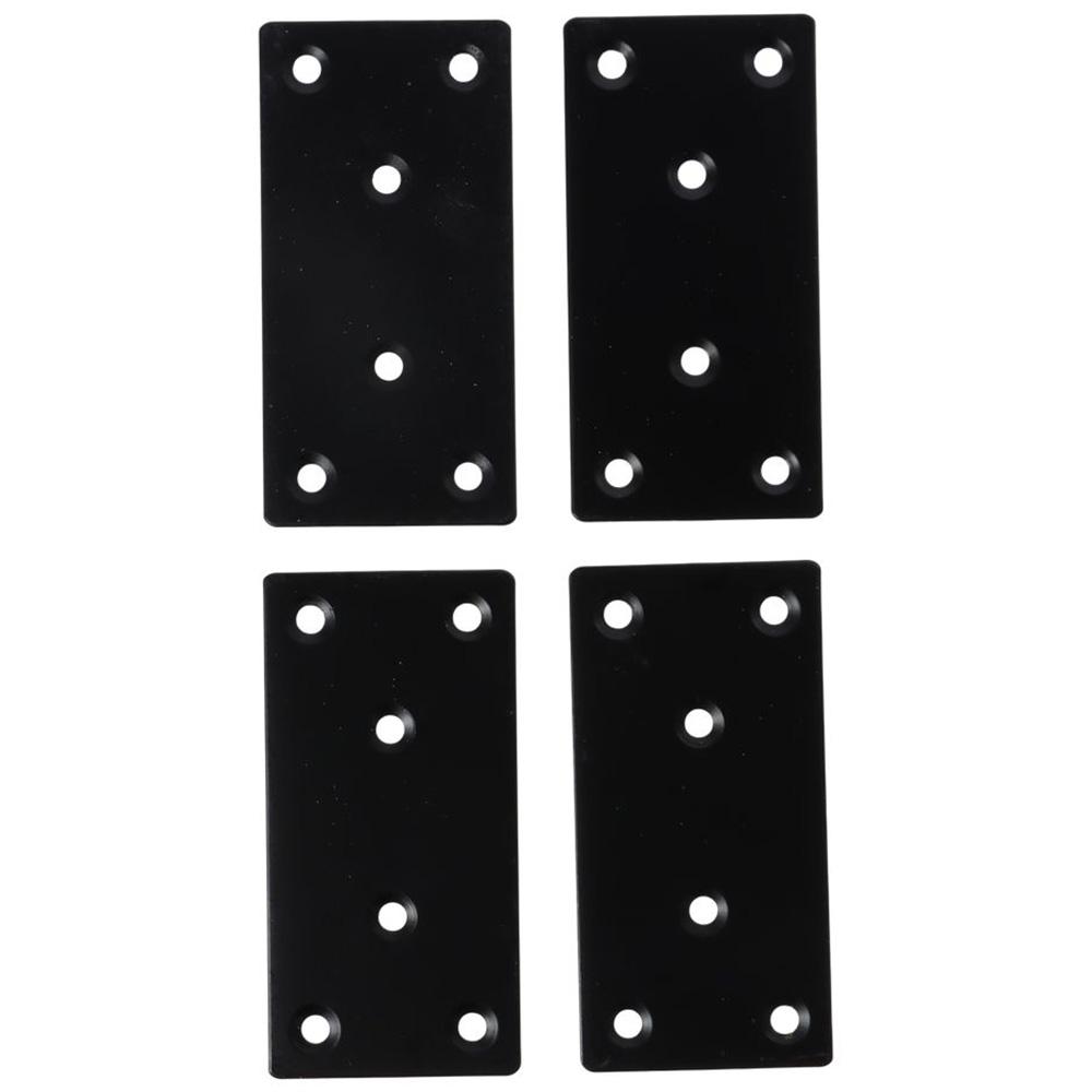Woodworking X Brace - Piastra di riparazione piatta nera durevole