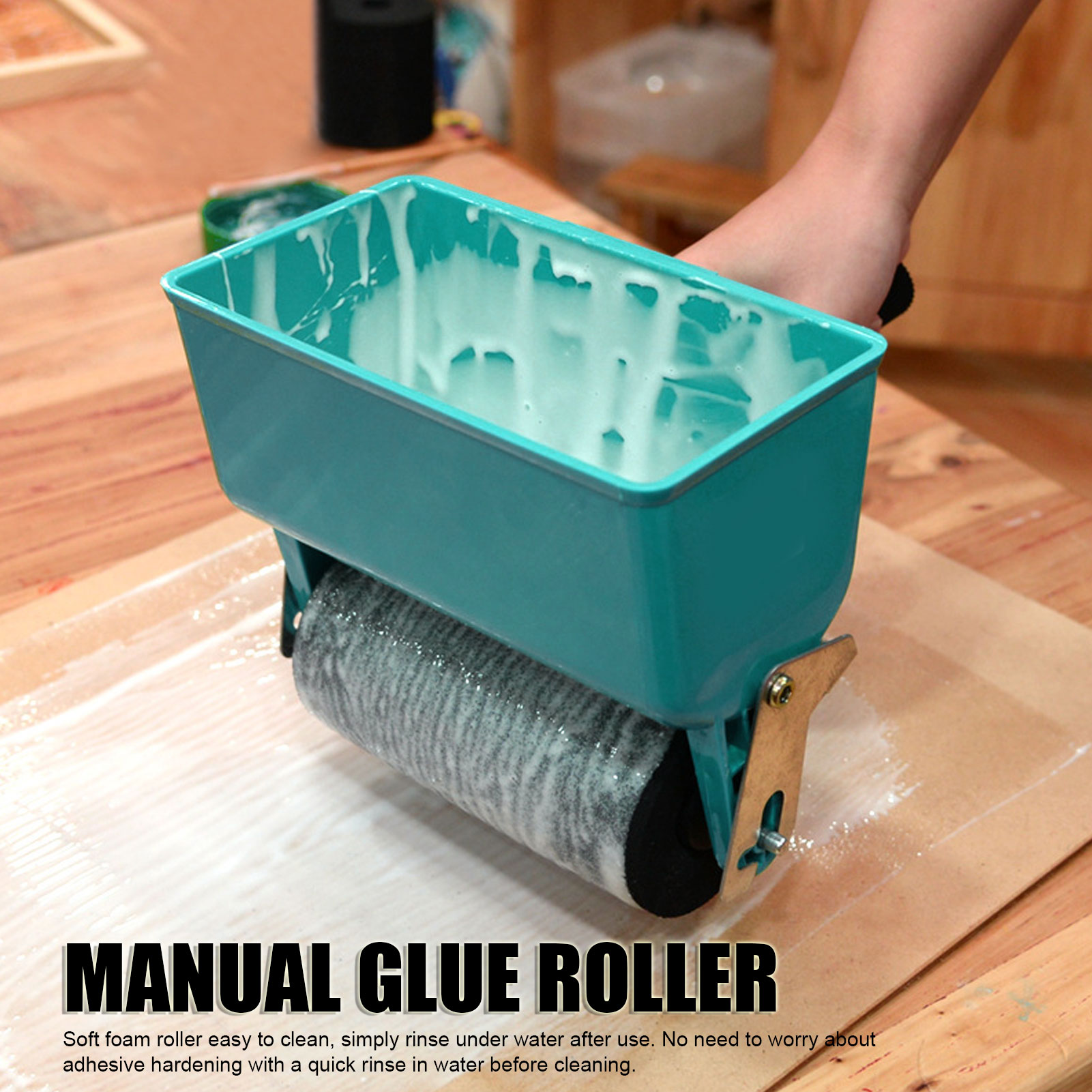 Woodworking Glue Roller - Applicatore Manuale di Colla a Rullo