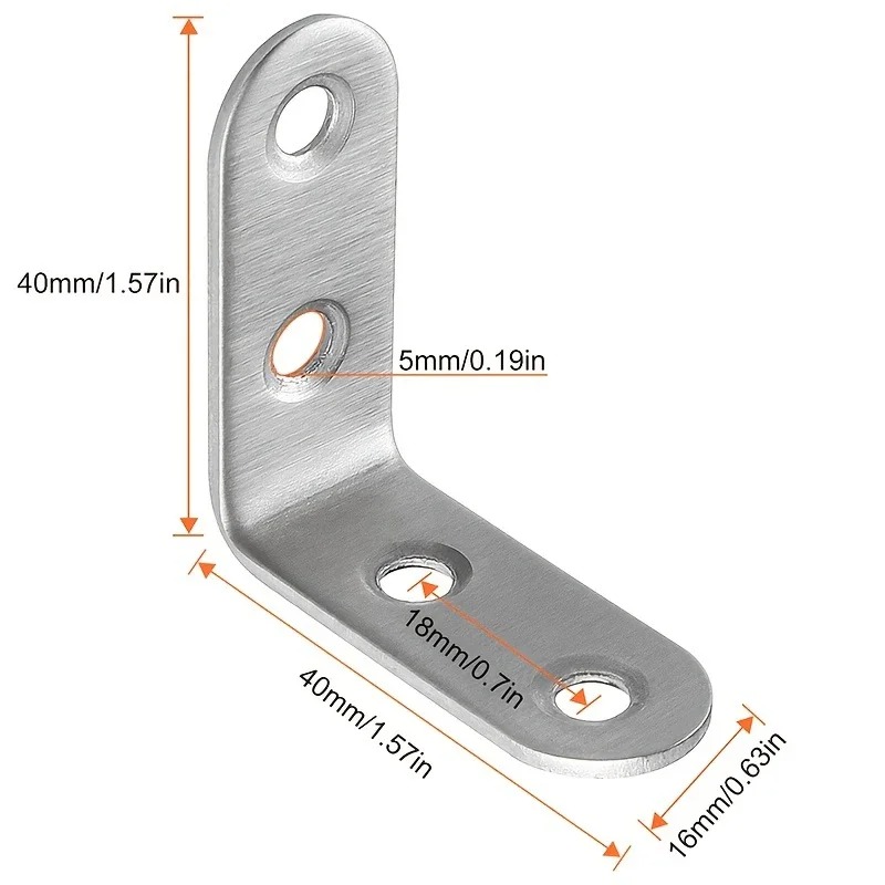 Woodworking X Brace - Staffa a forma di L con