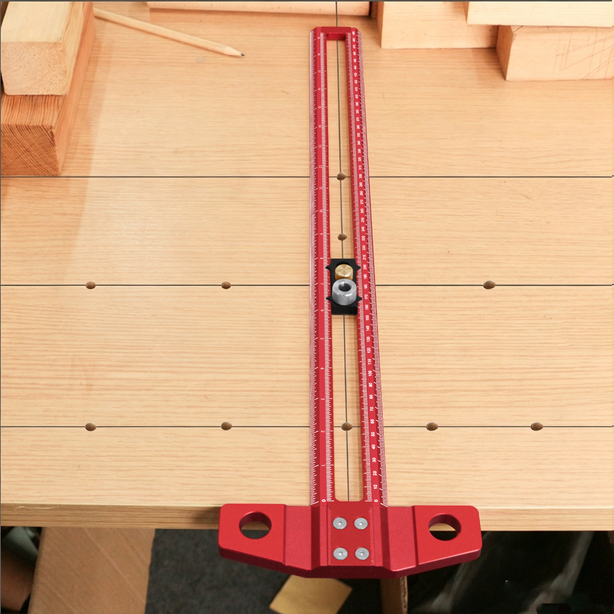 Woodworking Marking Gauge - Righello a T per Falegnameria, Calibro