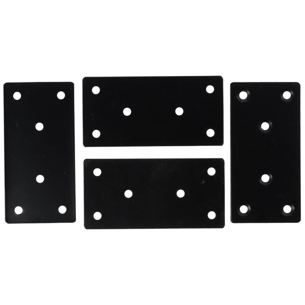 Woodworking X Brace - Piastra di riparazione piatta nera da