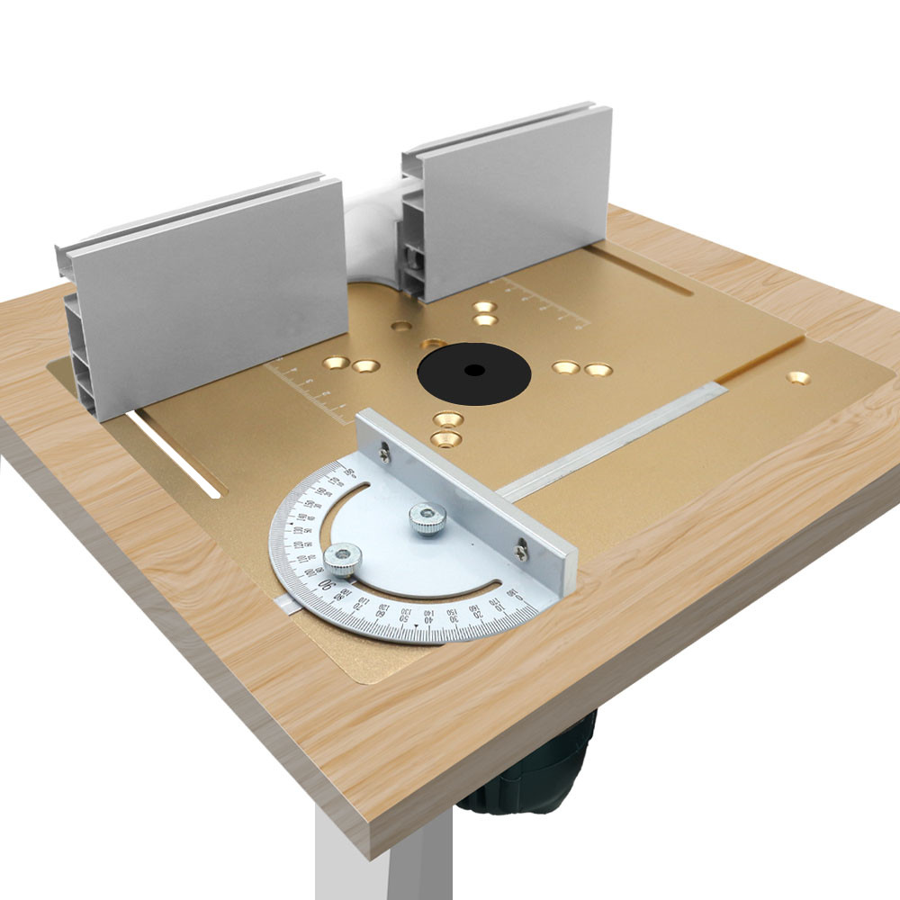Woodworking Essential Tools - Piastra per inserti da tavolo per