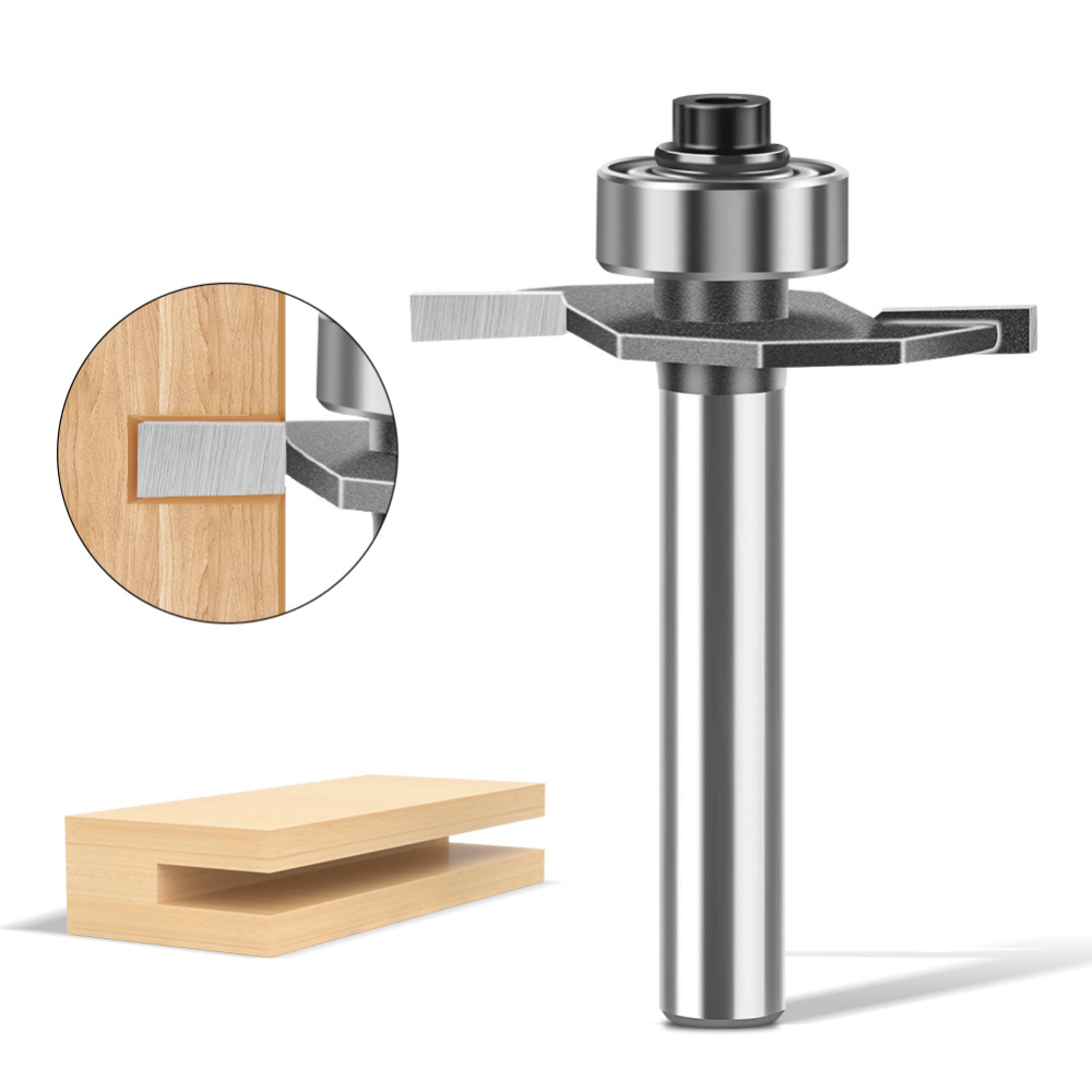 Router Bits For Woodworking - Fresa per scanalature a T sottile