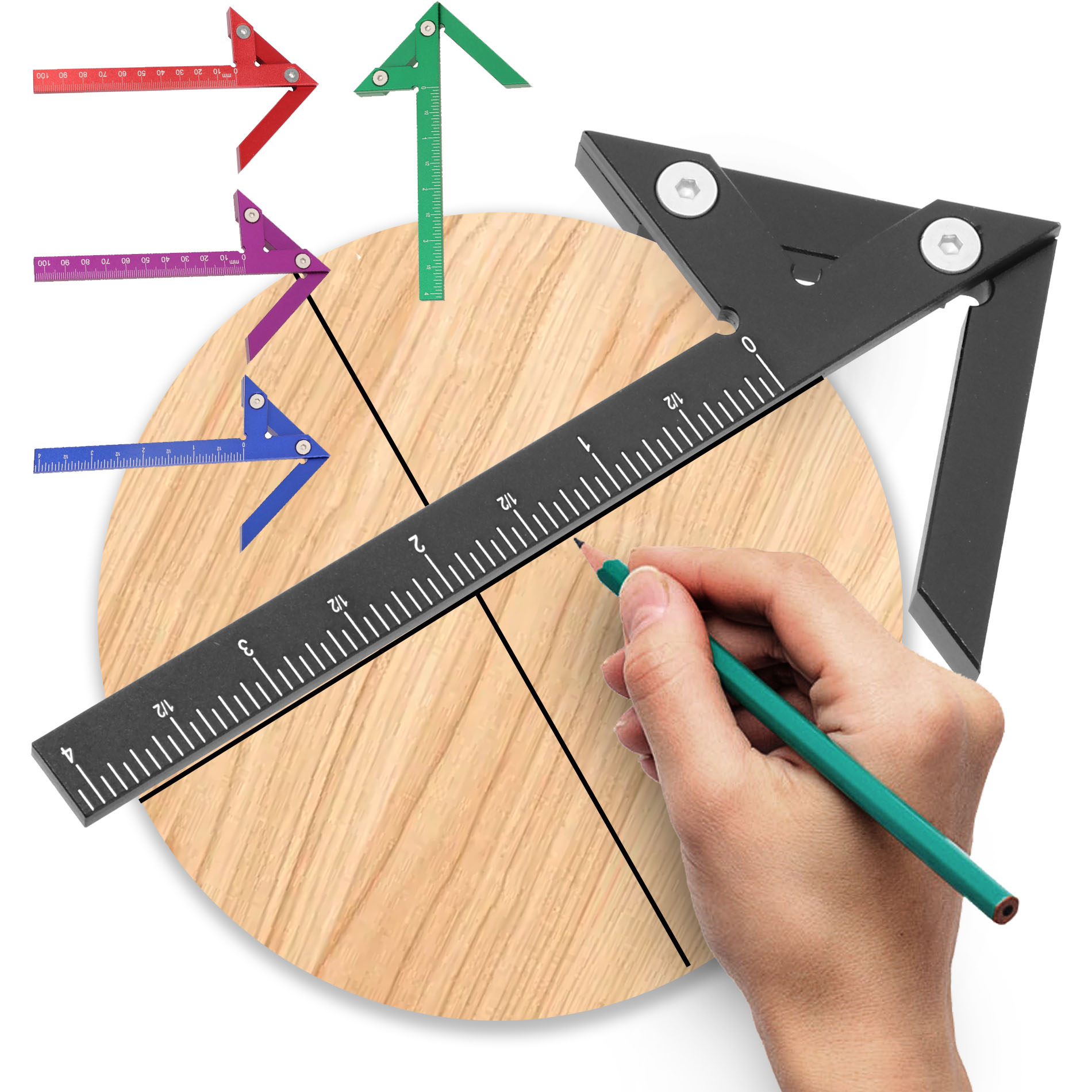 Woodworking Marking Gauge - Centro Finder Lavorazione del legno Quadrato