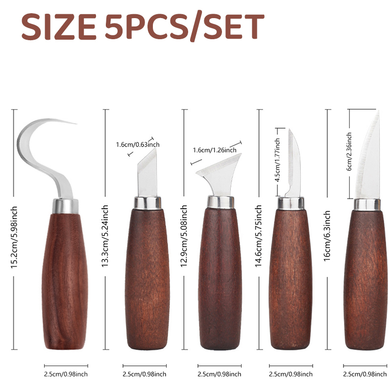 5 pezzi di strumenti per intag - Woodworking Knife recensione e prezzo