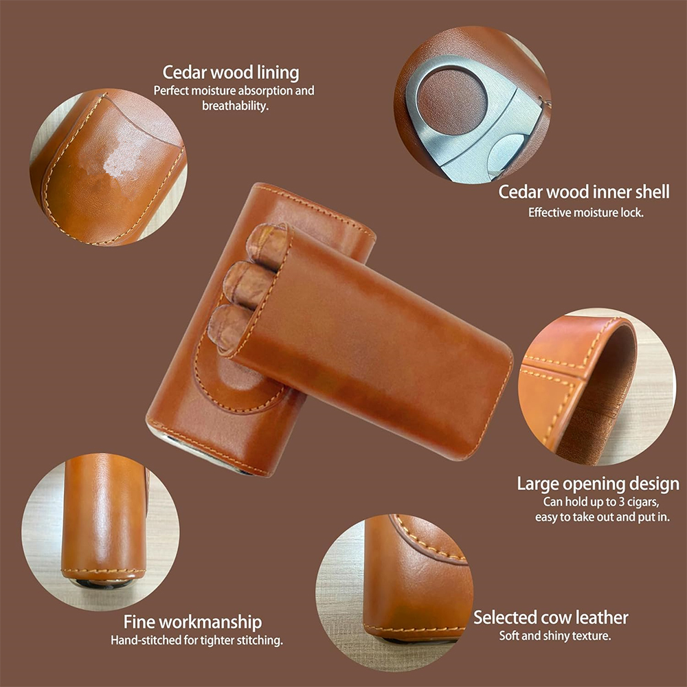 LMETJMA Portasigari in Pelle a - Woodworking Veneer Cutter recensione e prezzo
