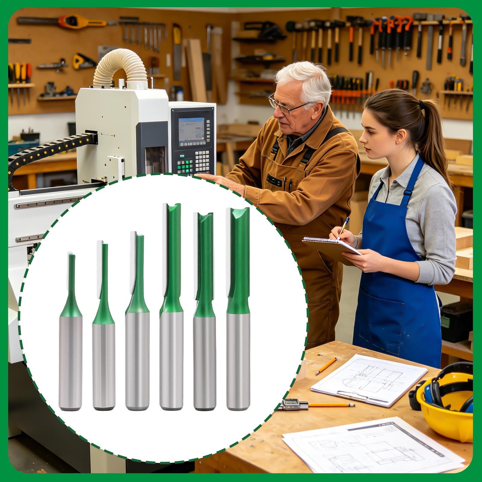 Set di frese diritte con diame - Router Bits For Woodworking recensione e prezzo