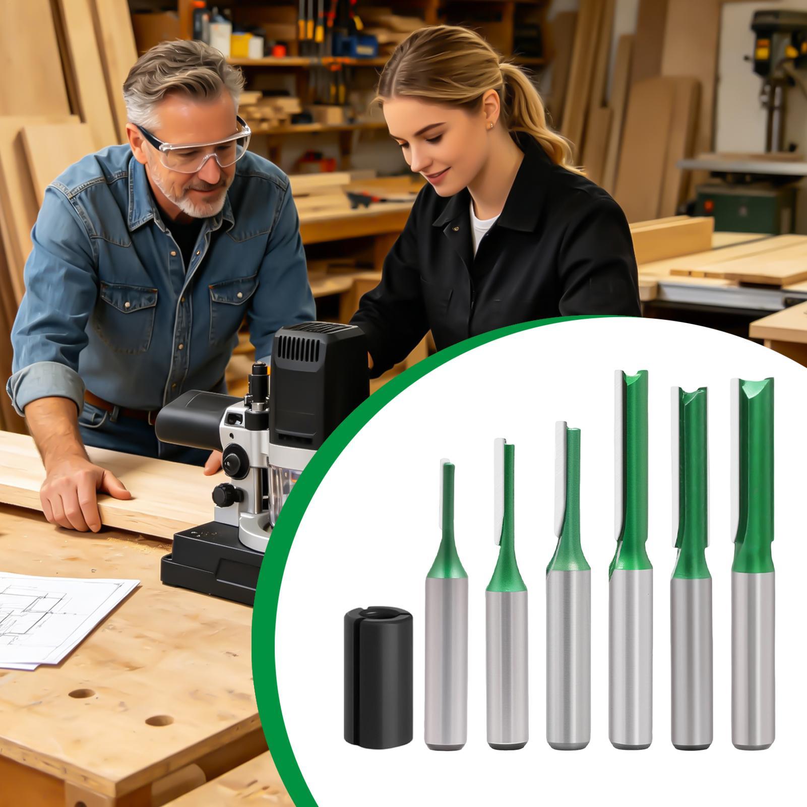 Set di frese diritte con diame - Router Bits For Woodworking recensione e prezzo