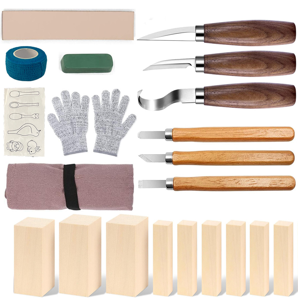 Set di coltelli da intaglio Co - Woodworking Knife recensione e prezzo