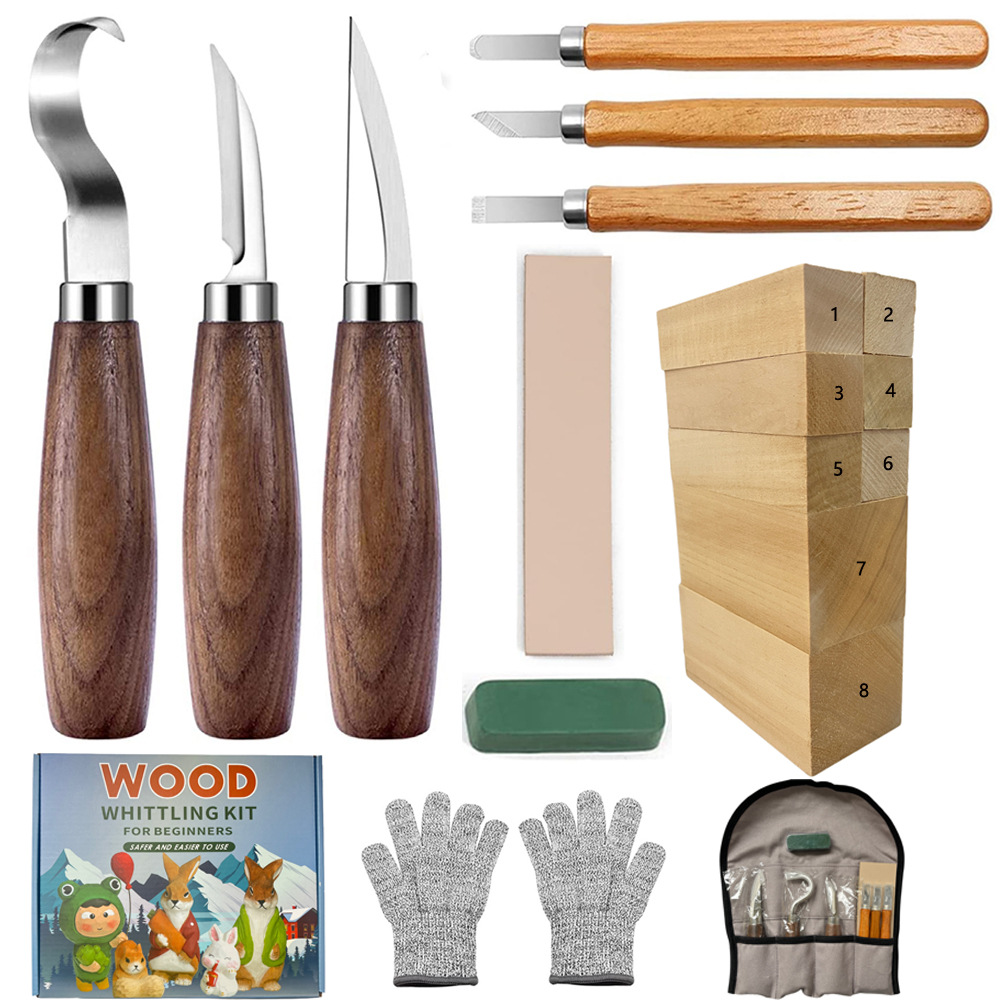 Set di coltelli da intaglio Co - Woodworking Knife recensione e prezzo