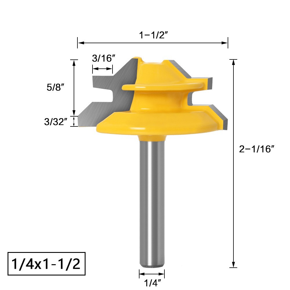 Fresa per giunzioni a 45 gradi - Woodworking Quote recensione e prezzo