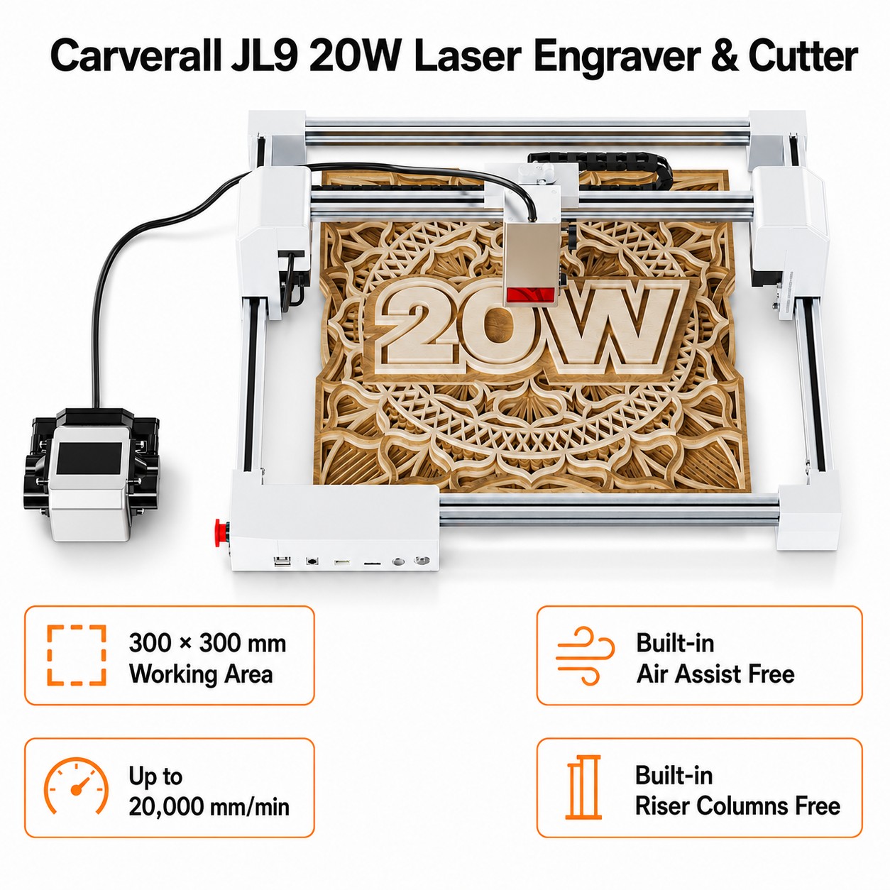 Carverall JL9 20W Incisore e T - Woodworking Veneer Cutter recensione e prezzo