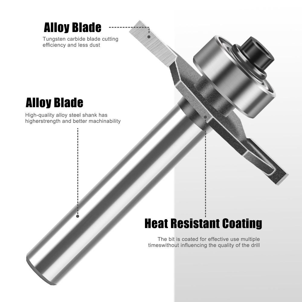 Fresa per scanalature a T sott - Router Bits For Woodworking recensione e prezzo