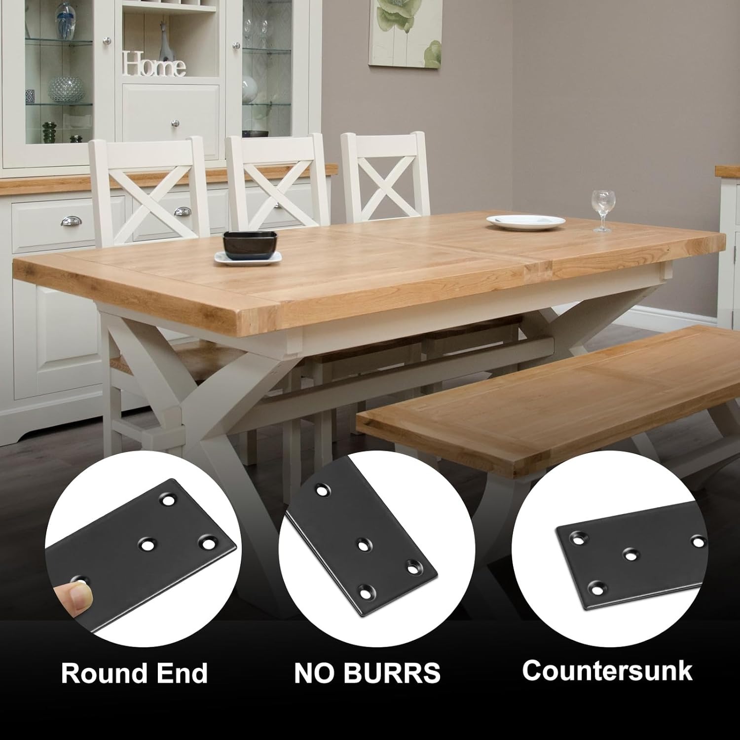 Staffa Piatta Dritta, Piastra  - Woodworking X Brace recensione e prezzo